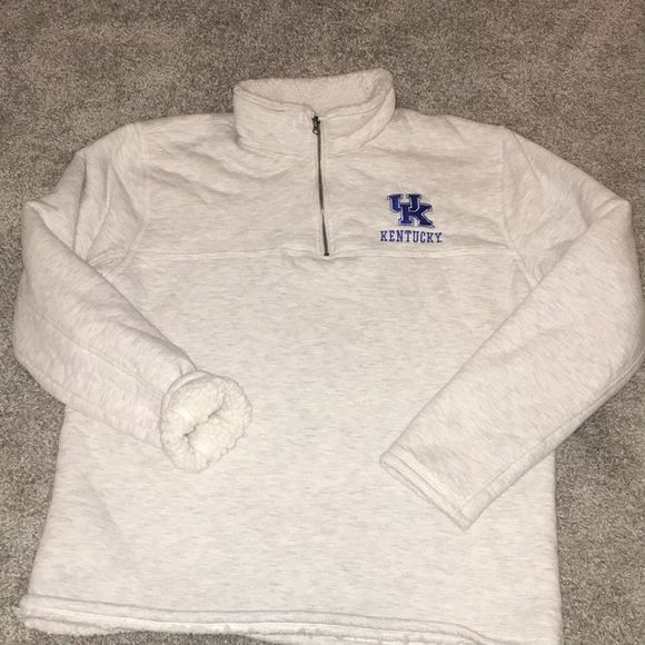 Top of the World Other - UK Kentucky Wildcats sherpa fleece long sleeve poly T neck sweatshirt XL winter